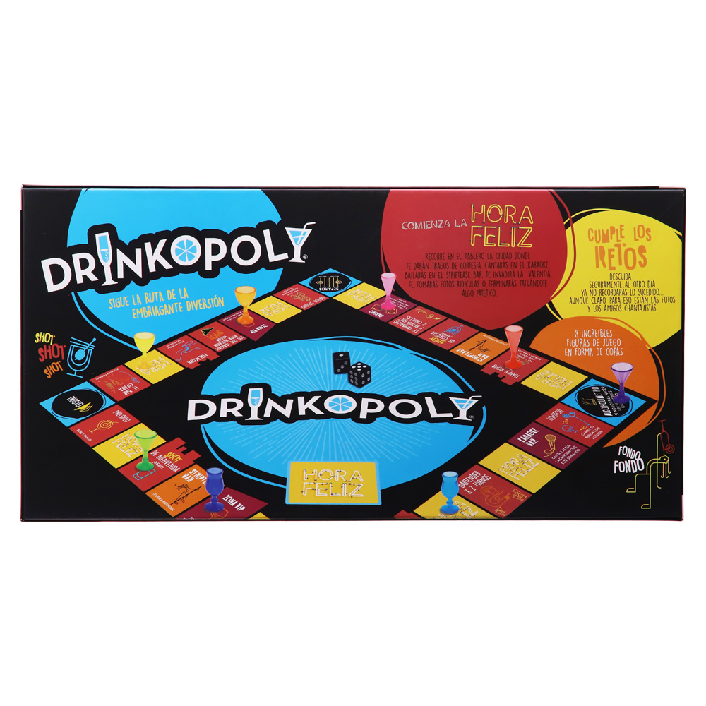 Foto 5 pulgar | Juego De Mesa Para Fiestas Drinkopoly Novelty