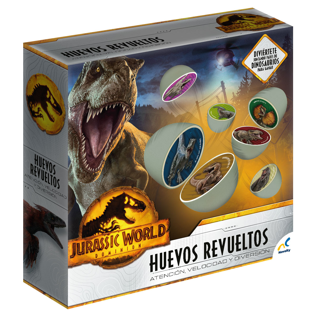 Foto 2 pulgar | Juego De Mesa Para Niños Huevos Revueltos Jurassic World Dom