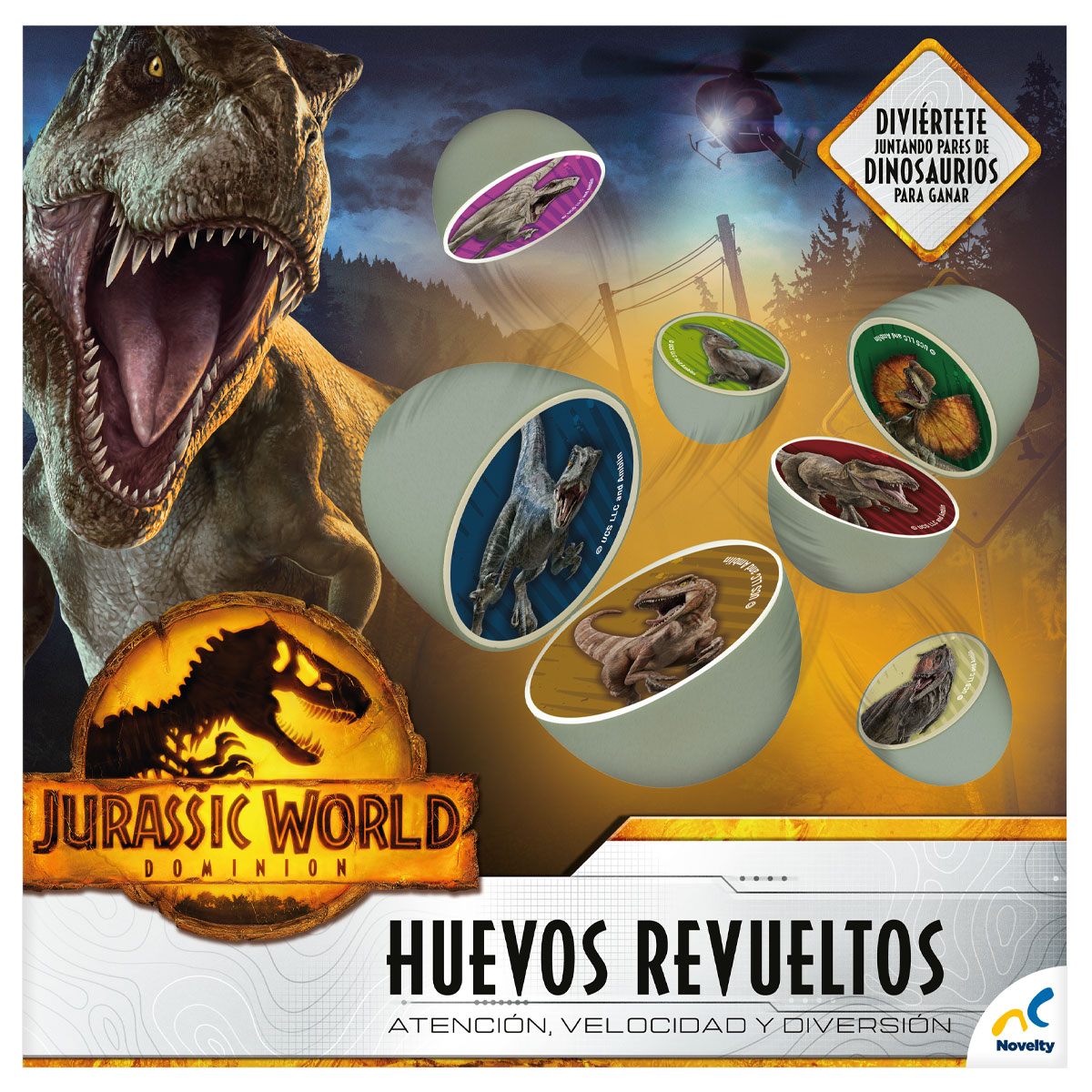 Foto 3 pulgar | Juego De Mesa Para Niños Huevos Revueltos Jurassic World Dom