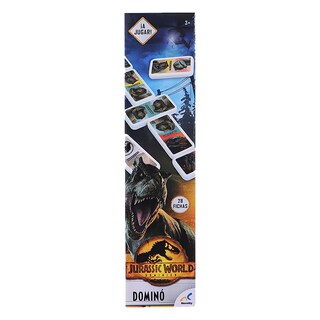 Foto 1 | Dominó Mediano Para Niños De Jurassic World Dom Novelty
