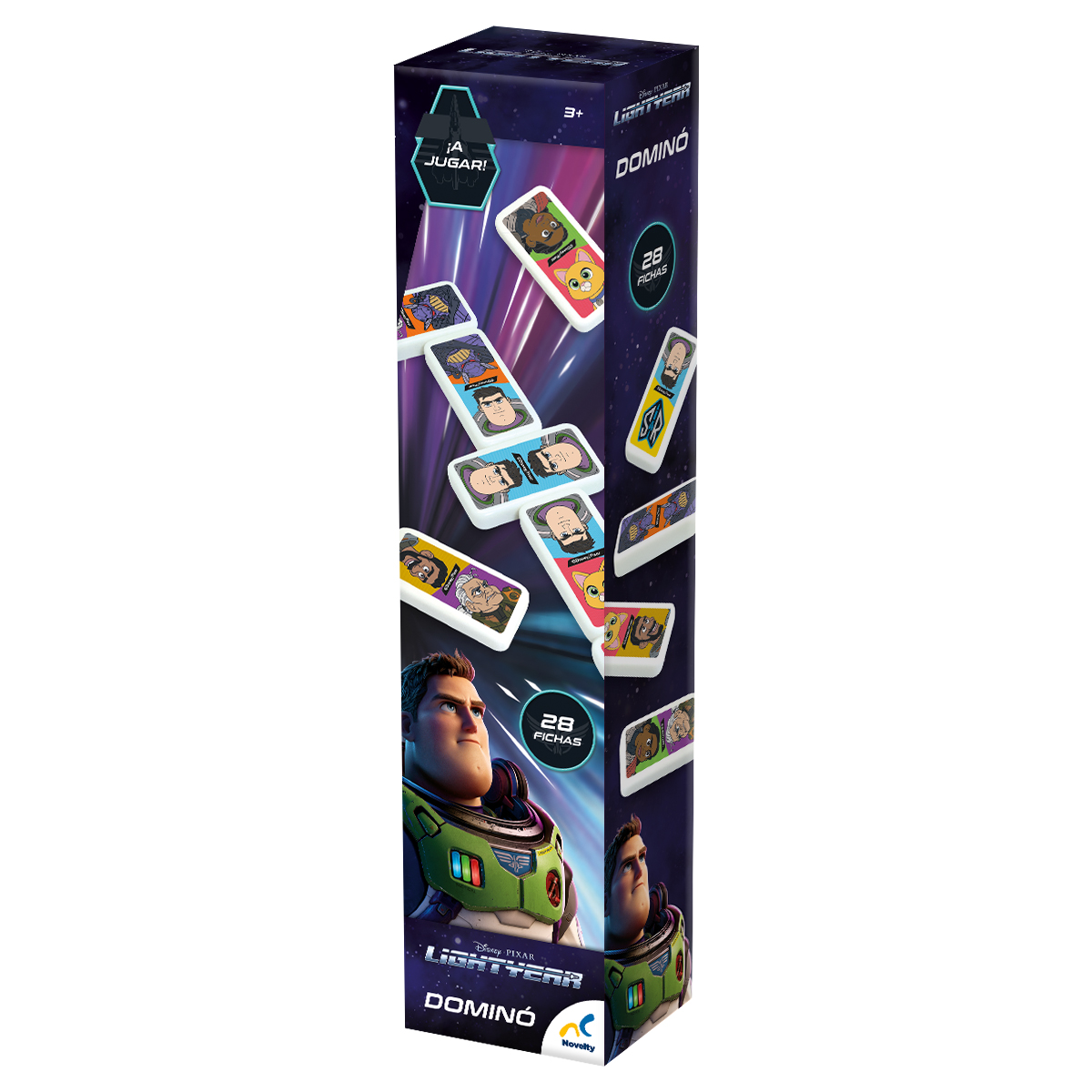 Foto 4 pulgar | Dominó Mediano para Niños de Lightyear - Novelty