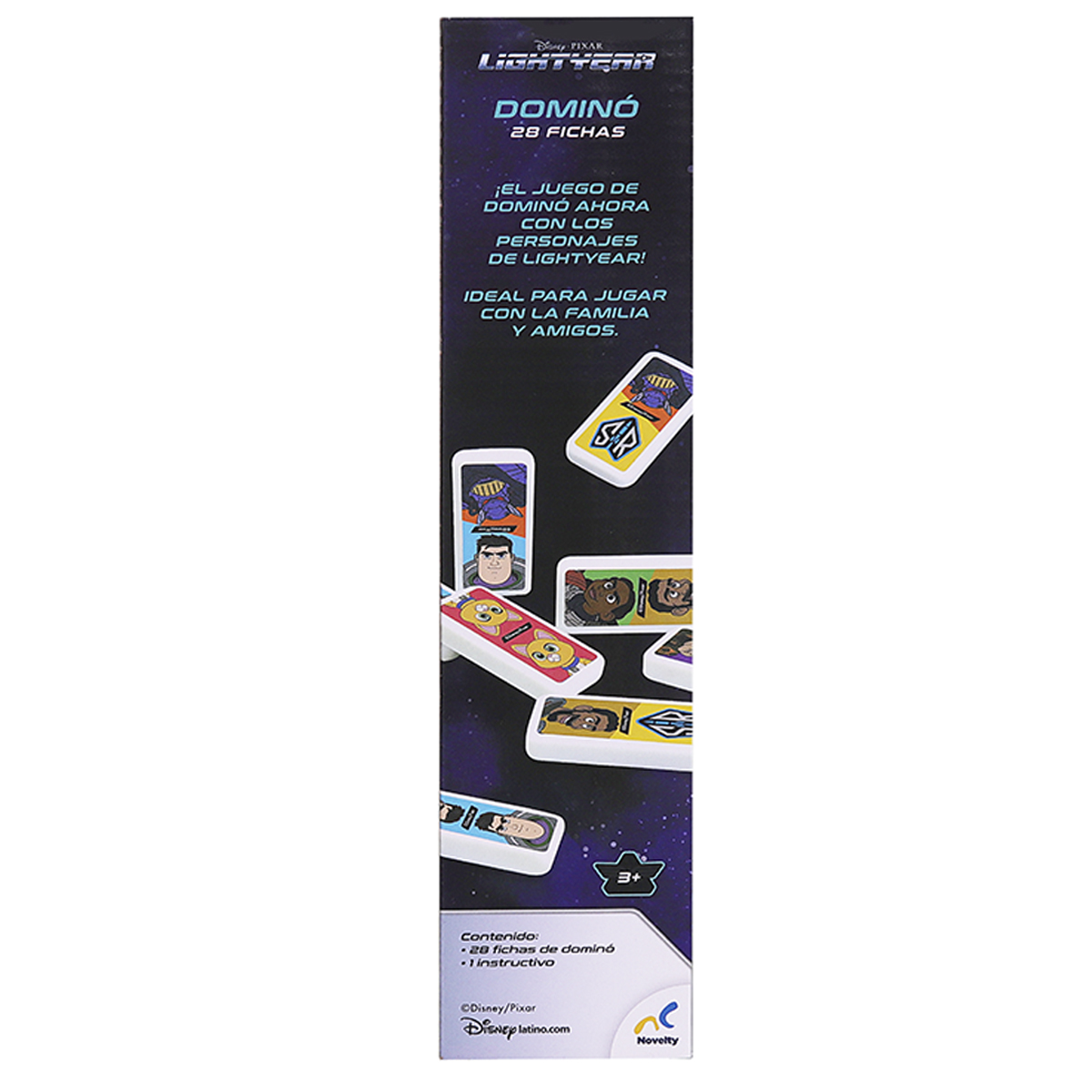 Foto 5 pulgar | Dominó Mediano para Niños de Lightyear - Novelty
