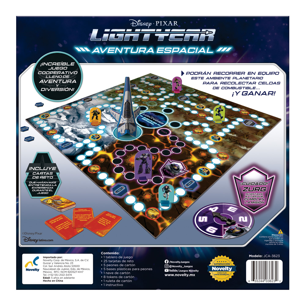 Foto 3 | Juego De Mesa Para Niños Lightyear - Novelty