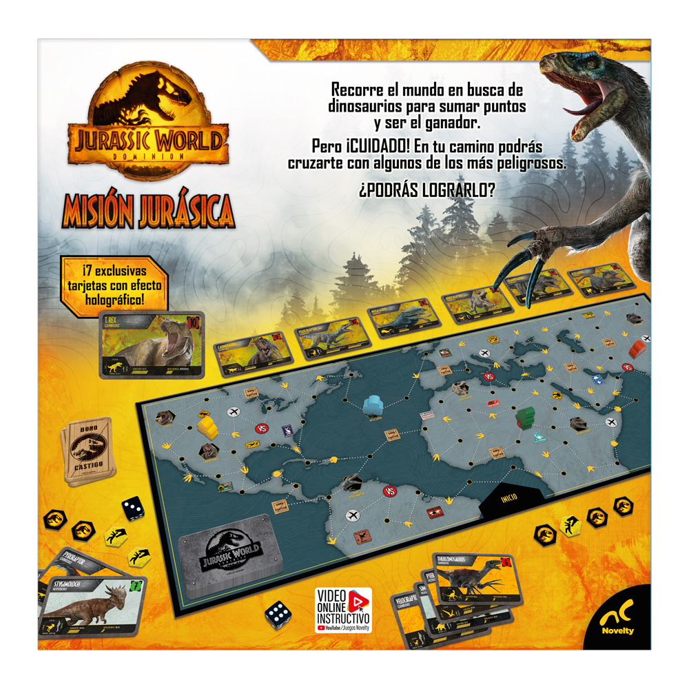 Foto 4 pulgar | Juego De Mesa Para Niños Dino Expedición Jurassic World Dom