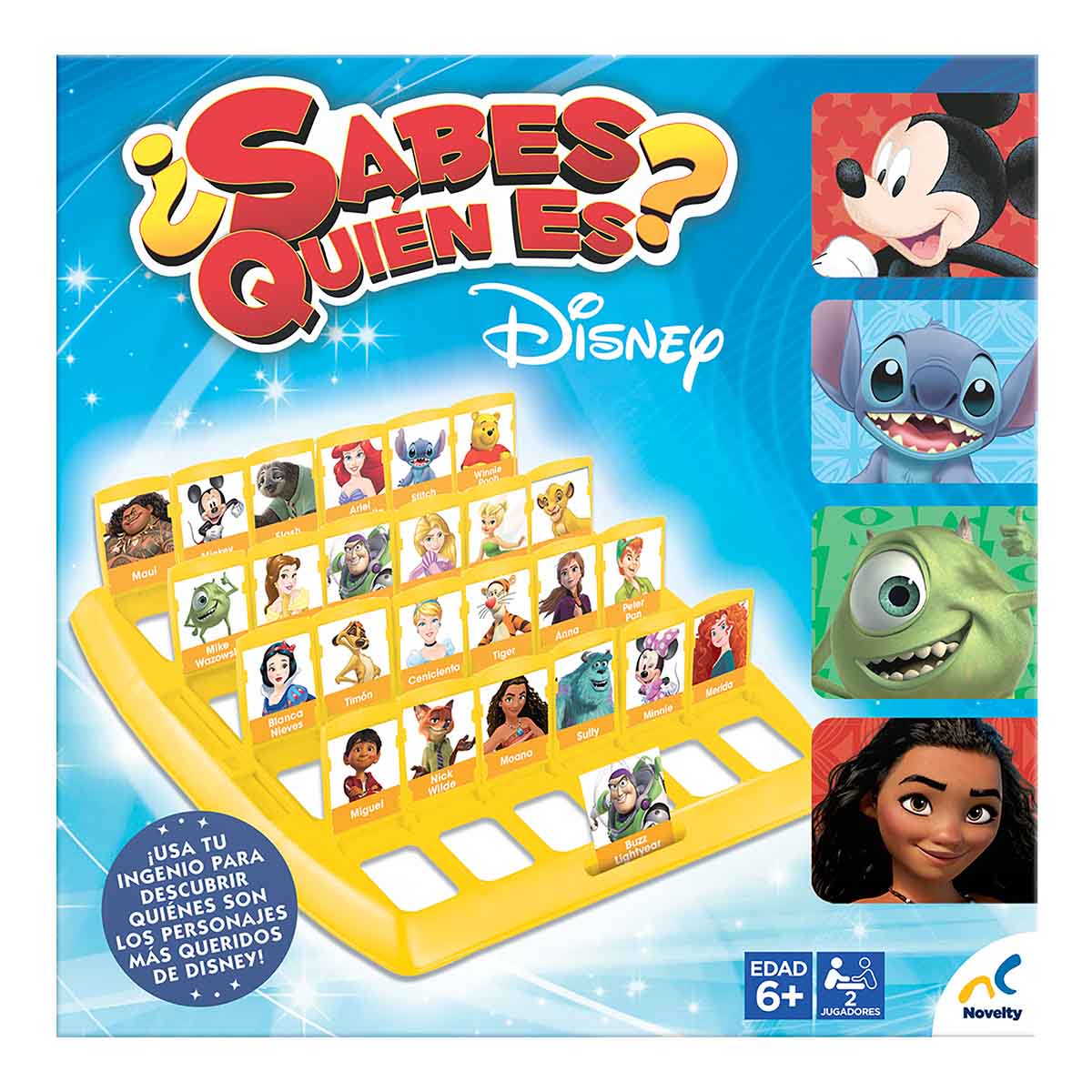Foto 4 pulgar | Juego de Mesa Novelty Disney ¿Sabes Quién es?