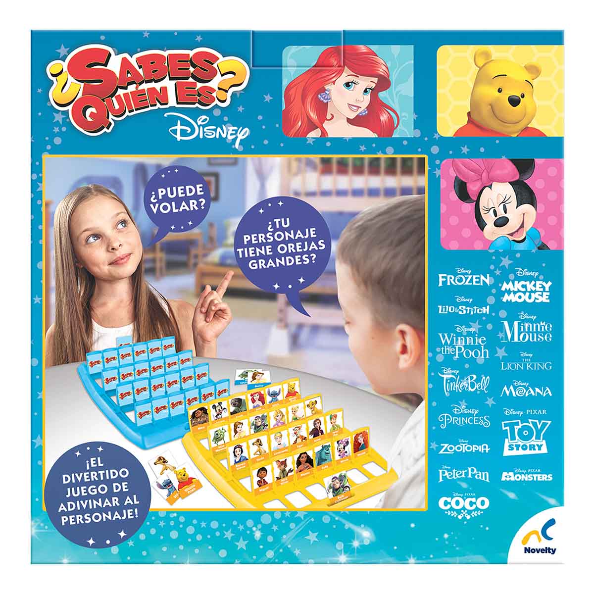 Foto 5 pulgar | Juego de Mesa Novelty Disney ¿Sabes Quién es?