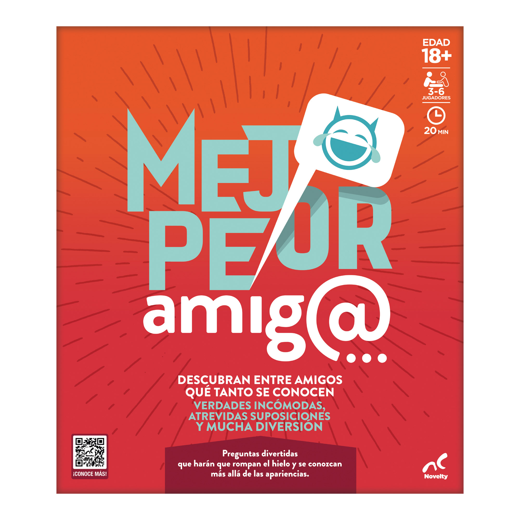 Juego De Mesa Para Fiesta Mejor - Peor Amigo - Novelty