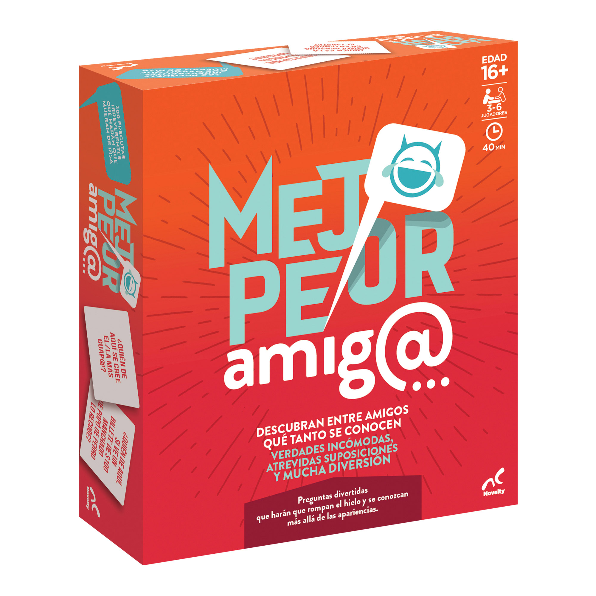 Foto 3 pulgar | Juego De Mesa Para Fiesta Mejor - Peor Amigo - Novelty