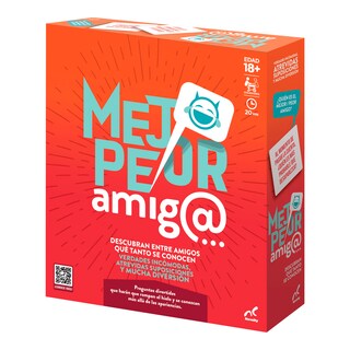 Foto 3 | Juego De Mesa Para Fiesta Mejor - Peor Amigo - Novelty
