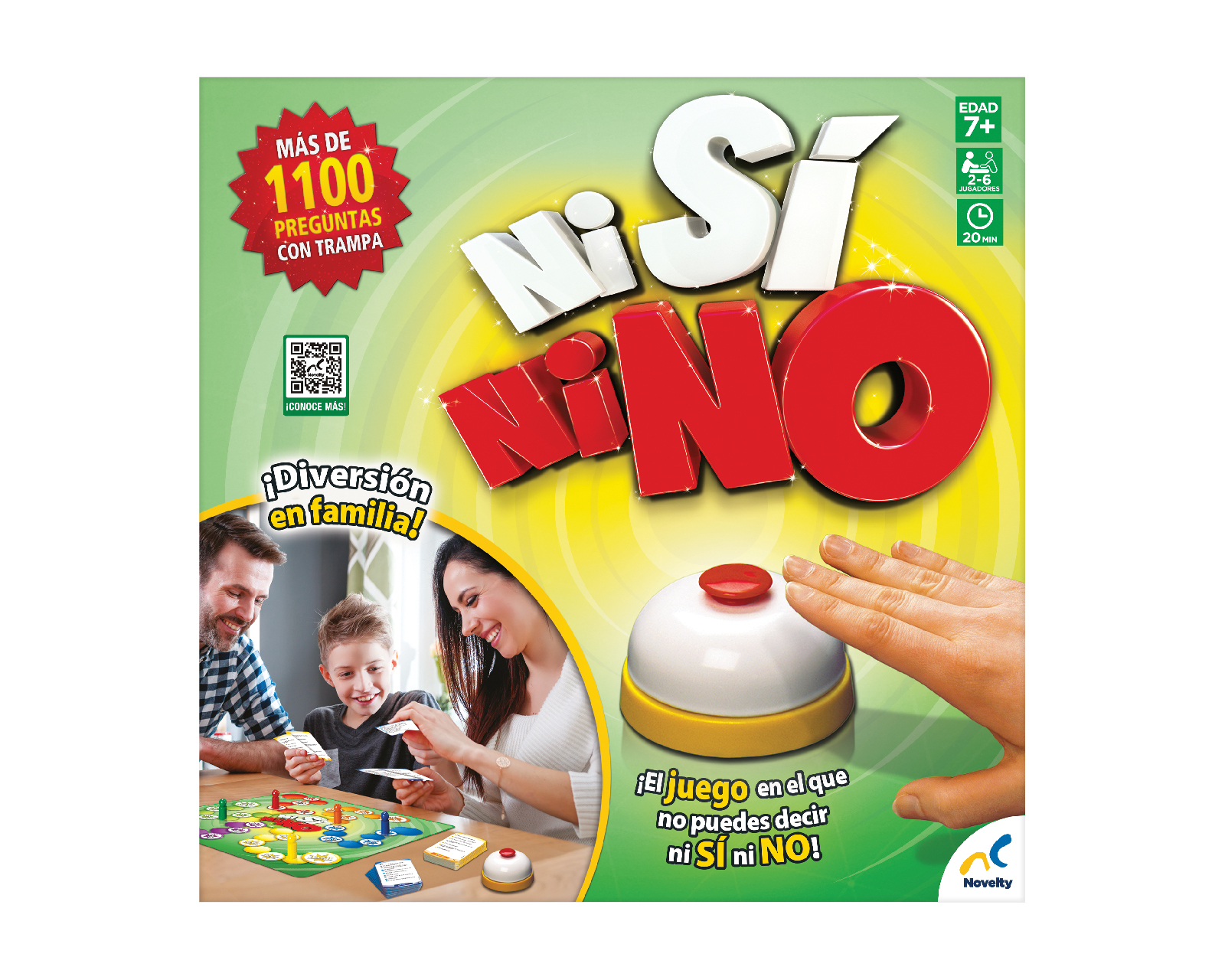 Foto 4 pulgar | Juego De Mesa Ni Si Ni No - Novelty