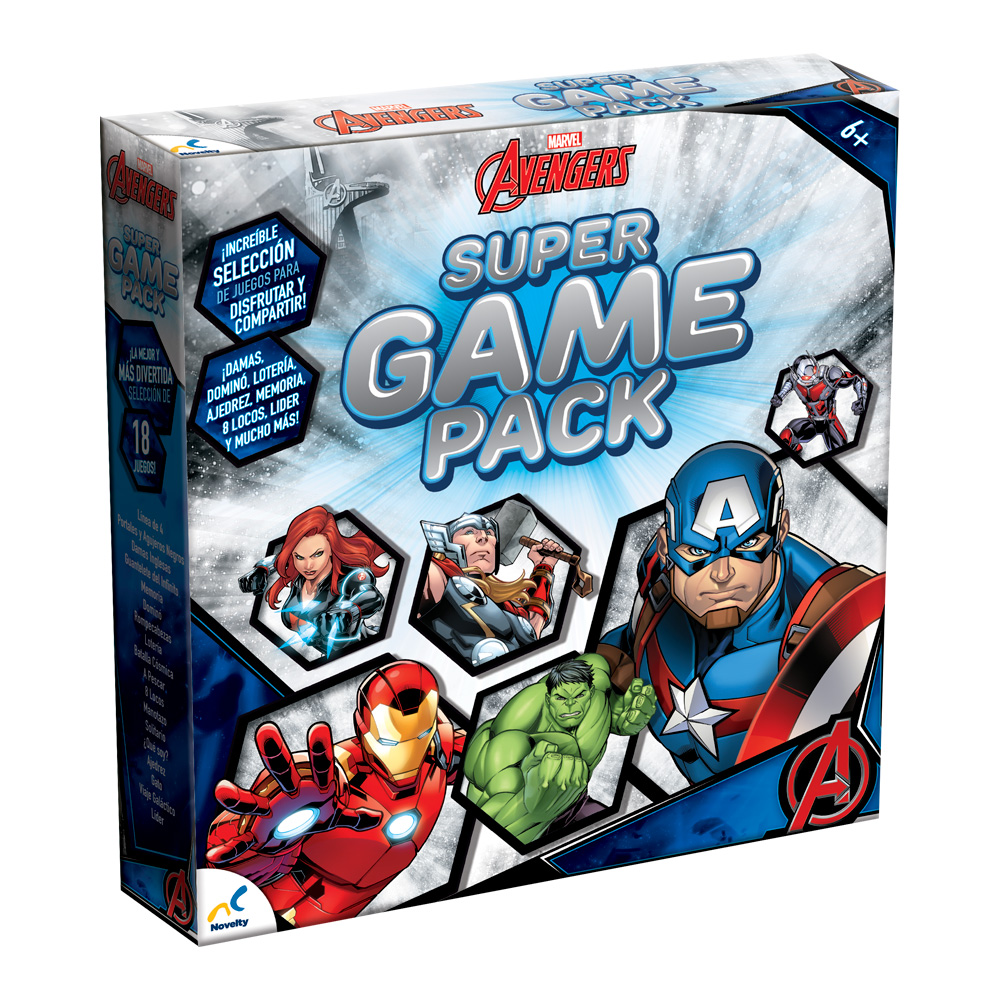 Foto 2 pulgar | Super Game Pack Avengers - Novelty