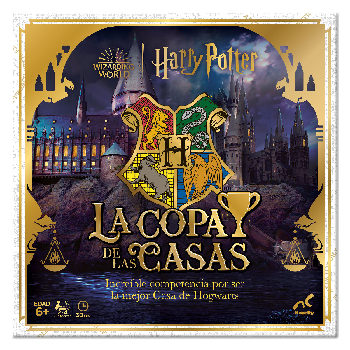 Foto 2 pulgar | Juego De Mesa La Copa De Las Casas Harry Potter - Novelty