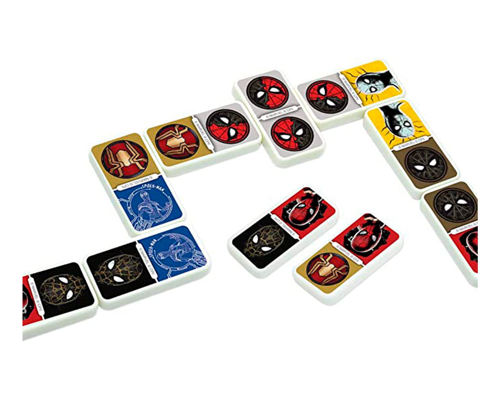 Foto 4 pulgar | Juego de Mesa Domino Novelty Spider- Man Fichas Temáticas