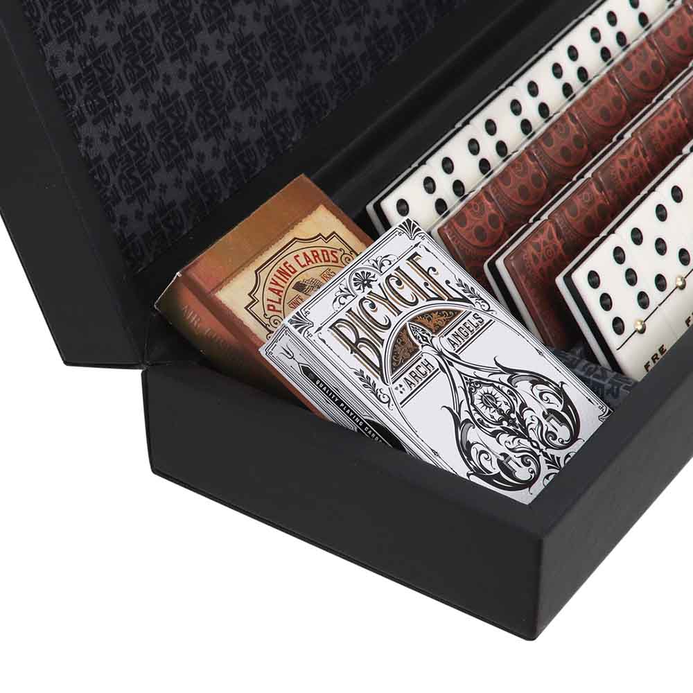 Foto 2 | Dominó Inglés de 4 Capas Frengie Novelty Multicolor con Set de Barajas Bicycle
