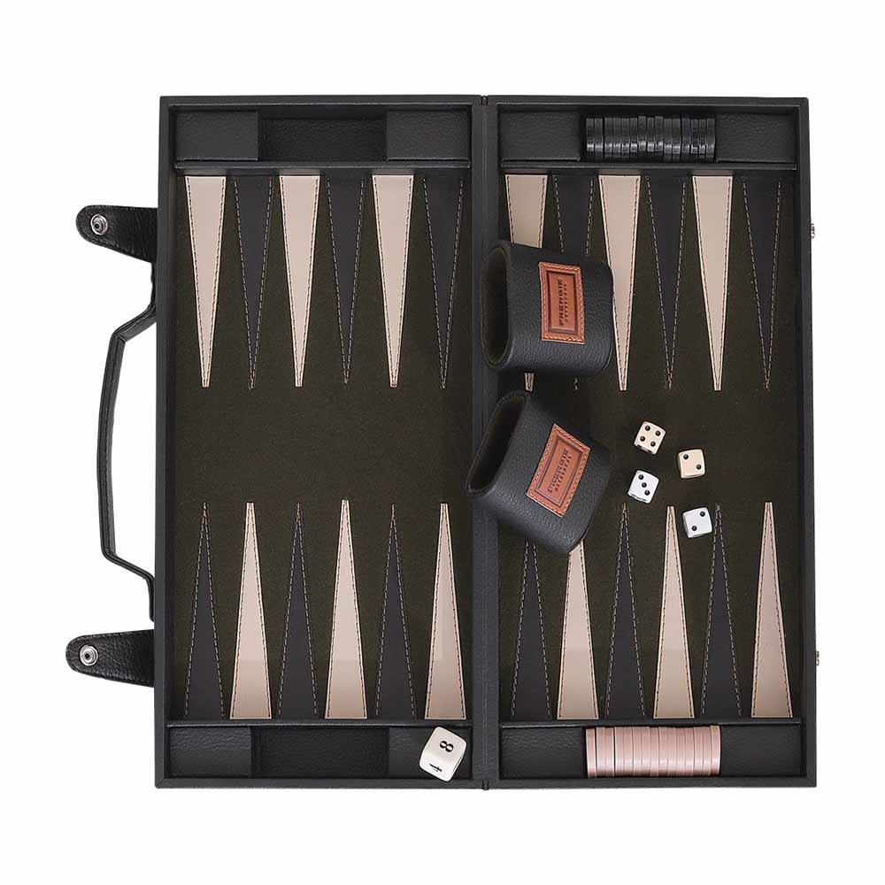 Backgammon Profesional Interior de Paño Frengie - Novelty Multicolor