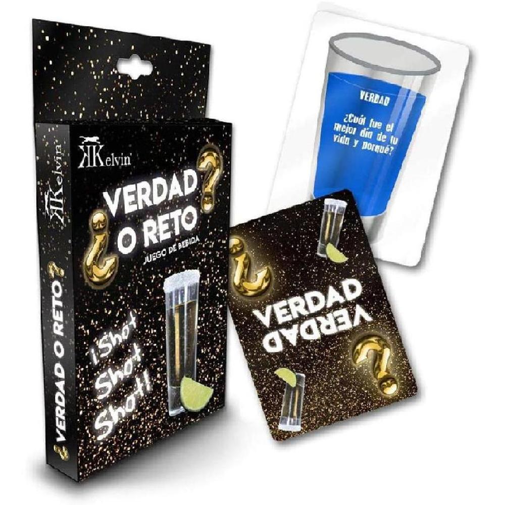 Foto 2 pulgar | Juego de Cartas KELVIN Verdad o Reto de Bebida