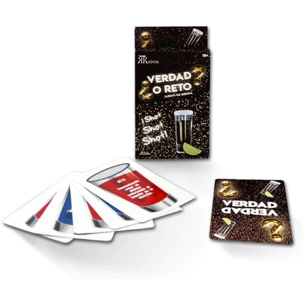 Foto 3 pulgar | Juego de Cartas KELVIN Verdad o Reto de Bebida