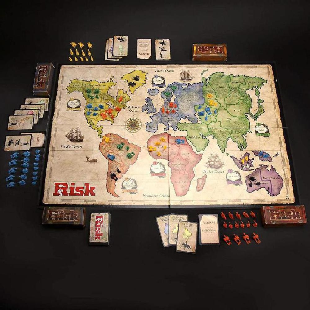 Foto 4 pulgar | Juego De Mesa Risk, Estrategia, Acción, Hasbro