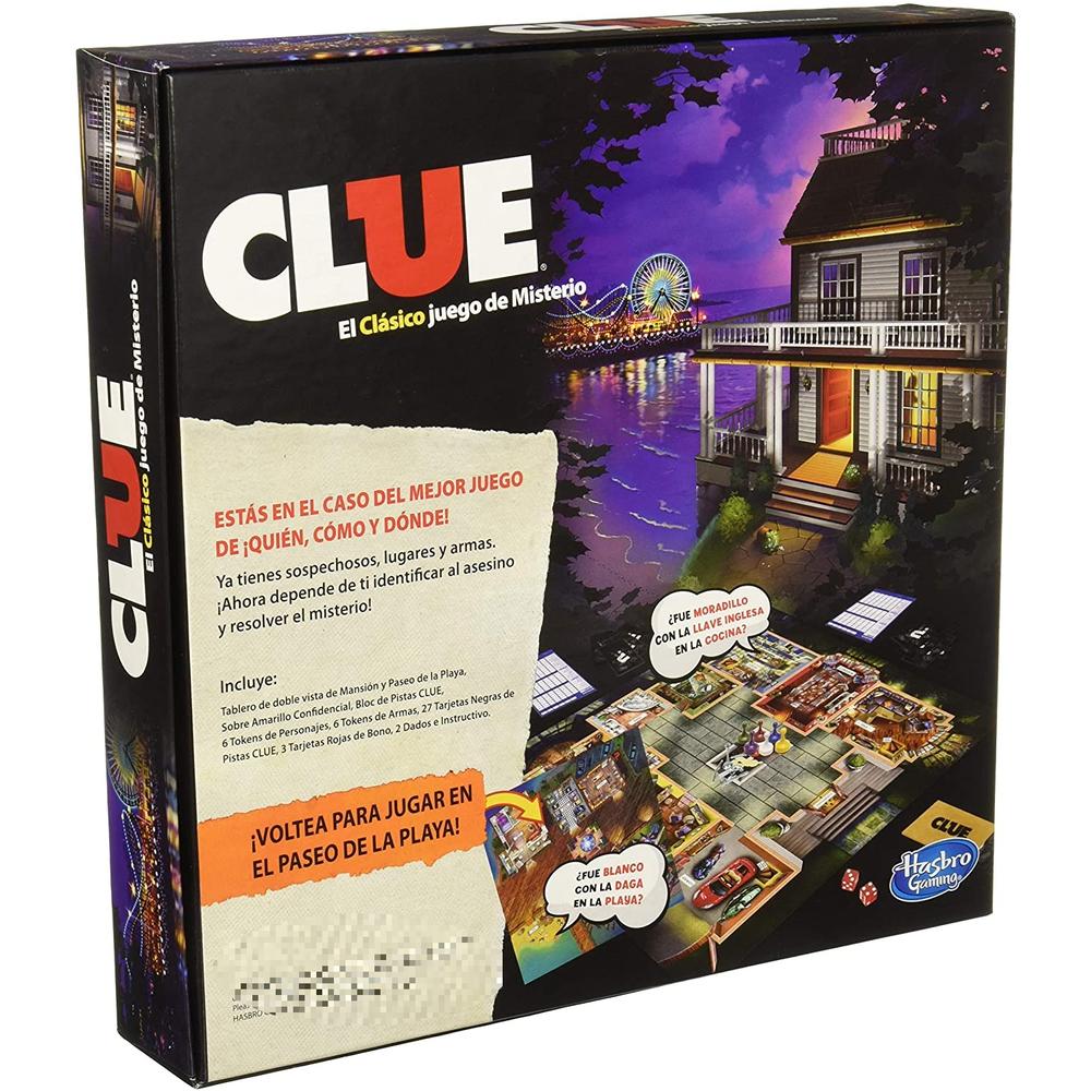 Foto 3 pulgar | Juego De Mesa Clue Misterio Hasbro