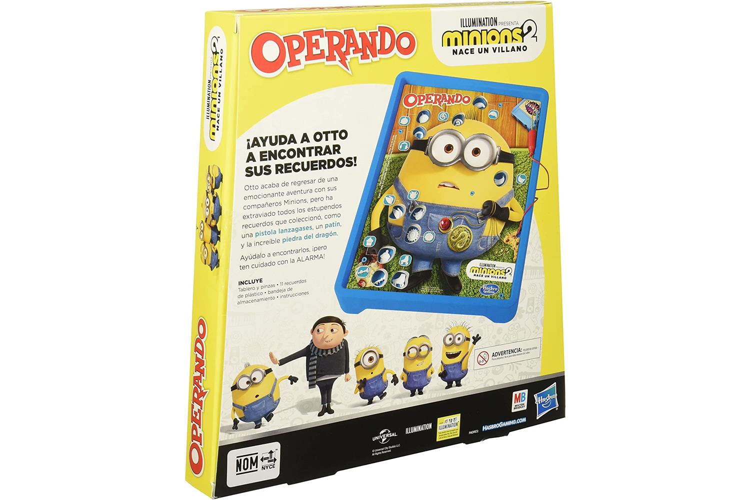 Juego De Mesa Operando Minions 2 Nace Un Villano Otto Hasbro Coppel