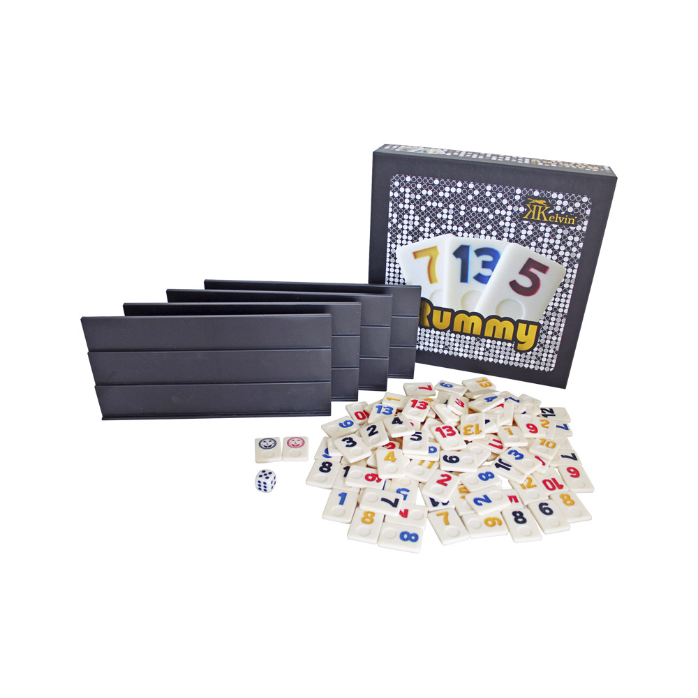 Foto 3 pulgar | Juego KELVIN JMLC100 Rummy Jumbo Caja de Cartón Foil