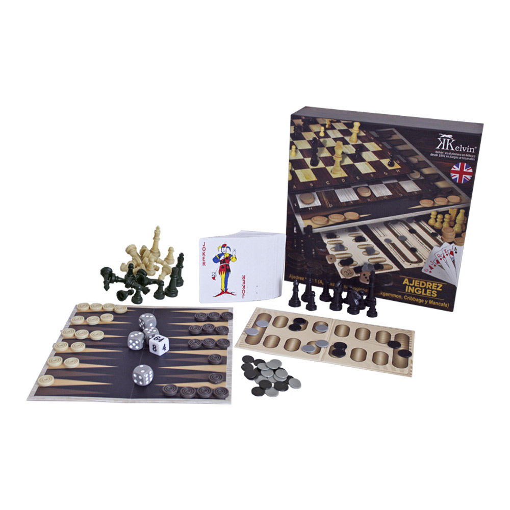 Juego KELVIN JMLC101 Ajedrez Internacional Inglés