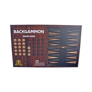 Foto 4 | Tablero Backgammon Kelvin Caja de Cartón Td Foil Jumbo