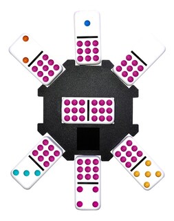 Foto 2 | Juego de Mesa Novelty Domino Doble 9 con 55 Fichas Jumbo