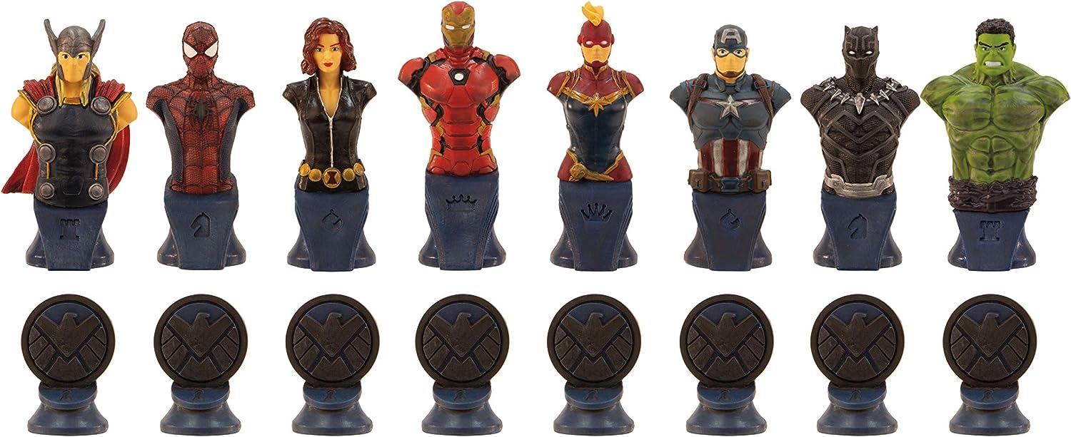 Foto 5 pulgar | Juego De Mesa Devir Ajedrez Marvel Colleccion