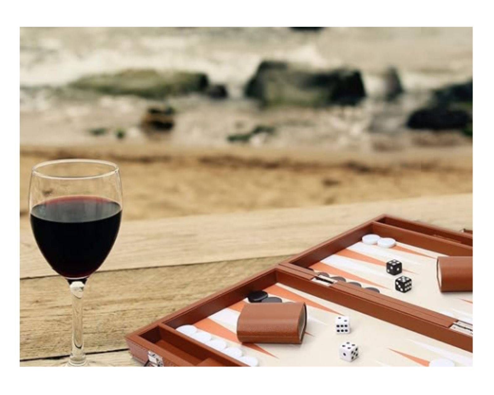 Foto 4 | Backgammon Profesional Bluelander con Fino Estuche Marrón