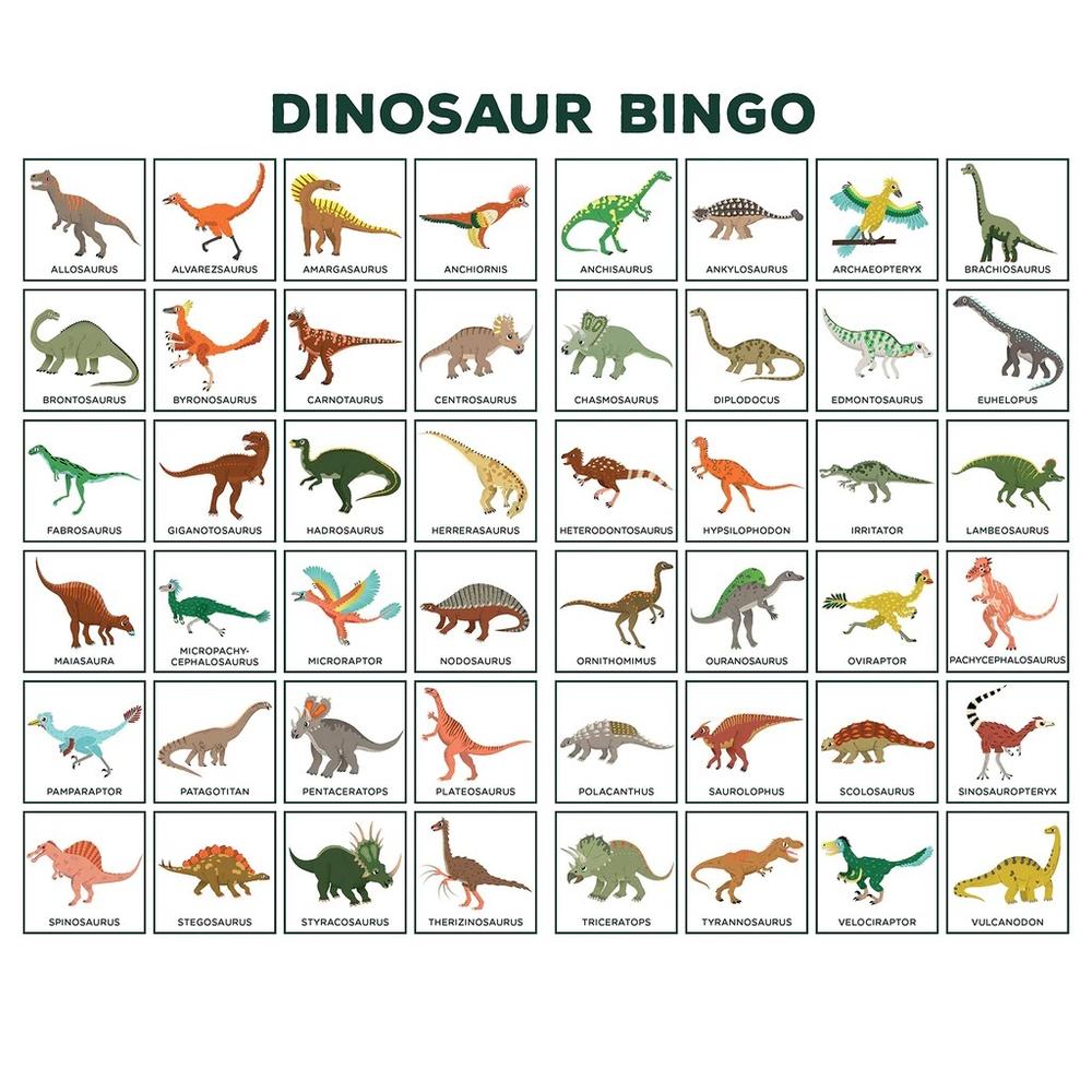 Foto 5 pulgar | Dinosaur Bingo