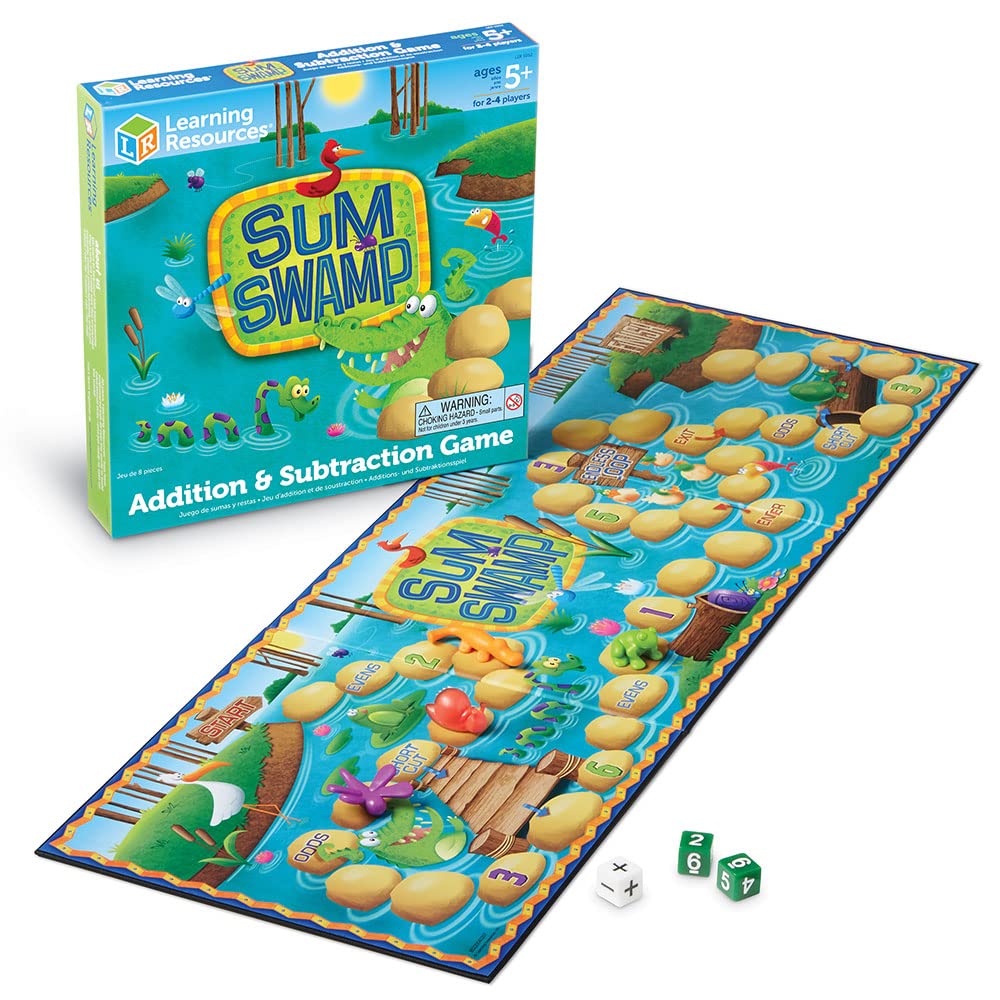 Foto 2 pulgar | Venta Internacional - Juego de Mesa Sum Swamp Recursos de Aprendizaje de Matemáticas: Suma y Resta