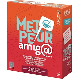 Foto 2 | Juego de Fiesta Mejor Peor Amigo