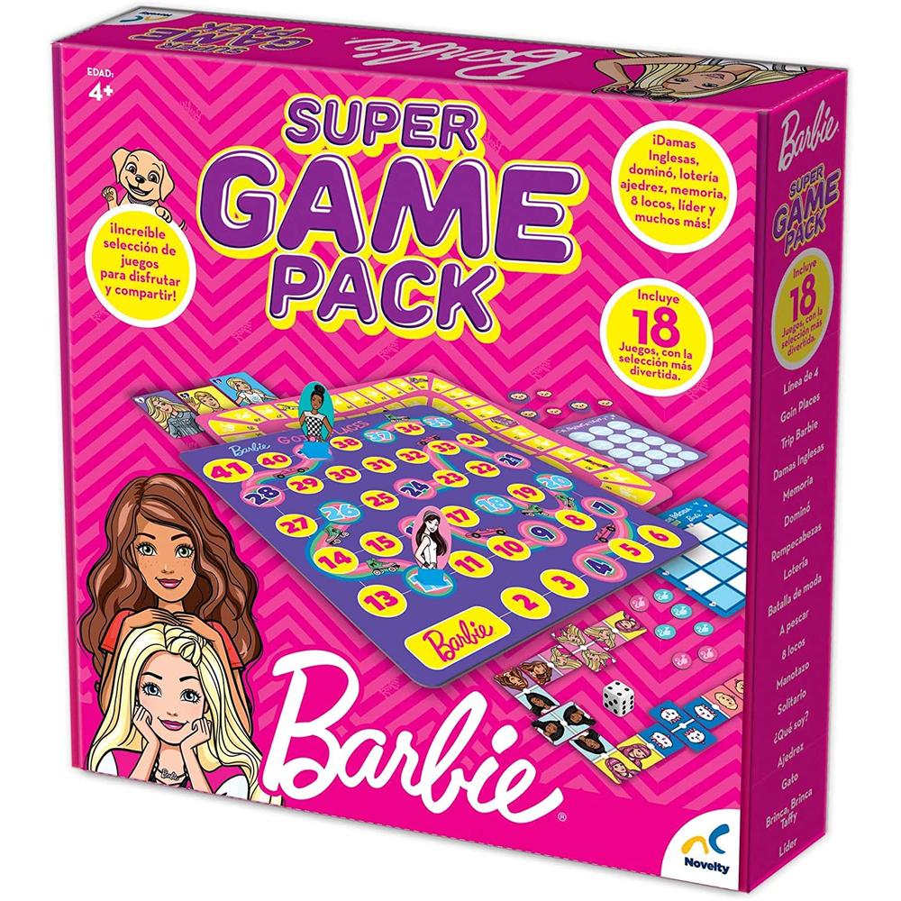 Foto 3 pulgar | Super Game Pack Barbie