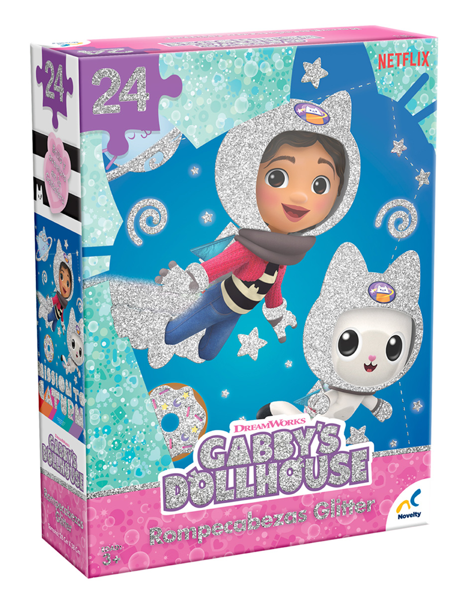 Foto 2 pulgar | Rompecabezas Especial Glitter Gabby´s Doll House 24qq Piezas Caja De Cartón