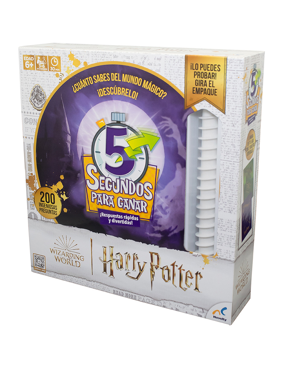 Foto 2 | Juego De Mesa En Familia 5 Segundos Para Ganar Harry Potter Caja De Carton