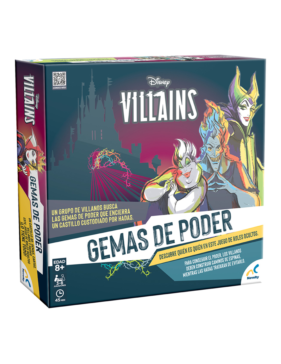 Foto 1 | Juego De Mesa En Familia Gemas De Poder Disney Villanoscaja De Carton