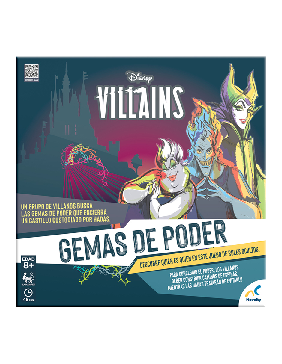 Foto 4 pulgar | Juego De Mesa En Familia Gemas De Poder Disney Villanoscaja De Carton