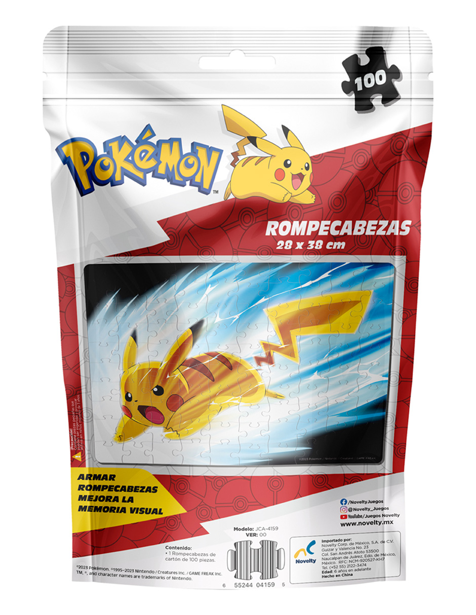 Foto 3 pulgar | Rompecabezas Bolsa Foil Pokemon 100 Piezas