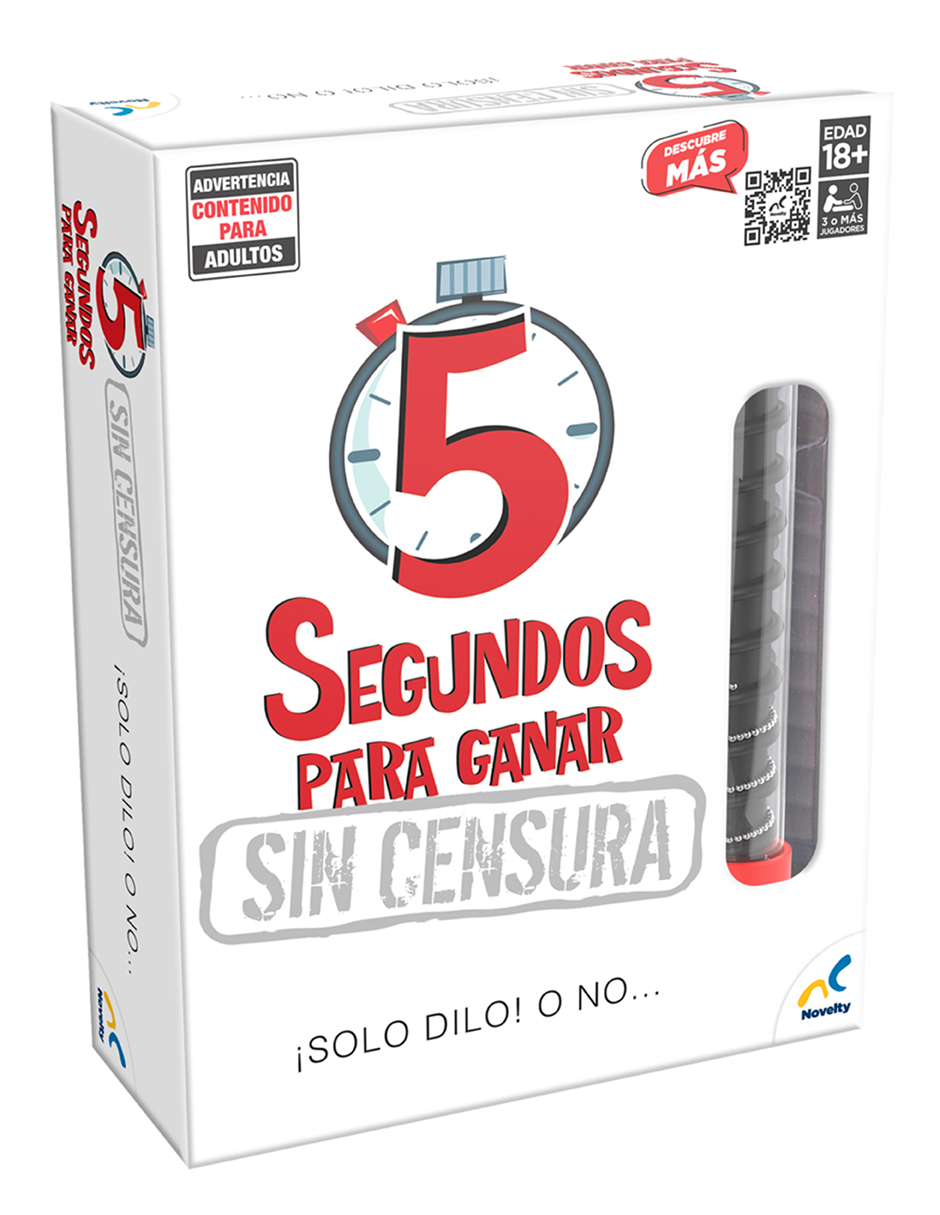 Foto 2 pulgar | Juego De Mesa 5 Segundos Para Ganar (sin Censura)  Caja De Carton