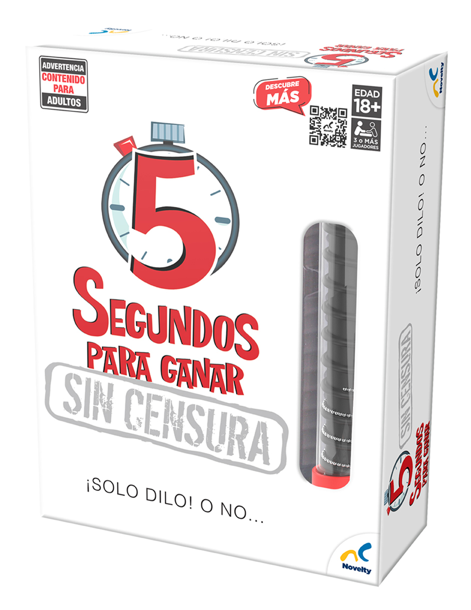 Foto 3 pulgar | Juego De Mesa 5 Segundos Para Ganar (sin Censura)  Caja De Carton