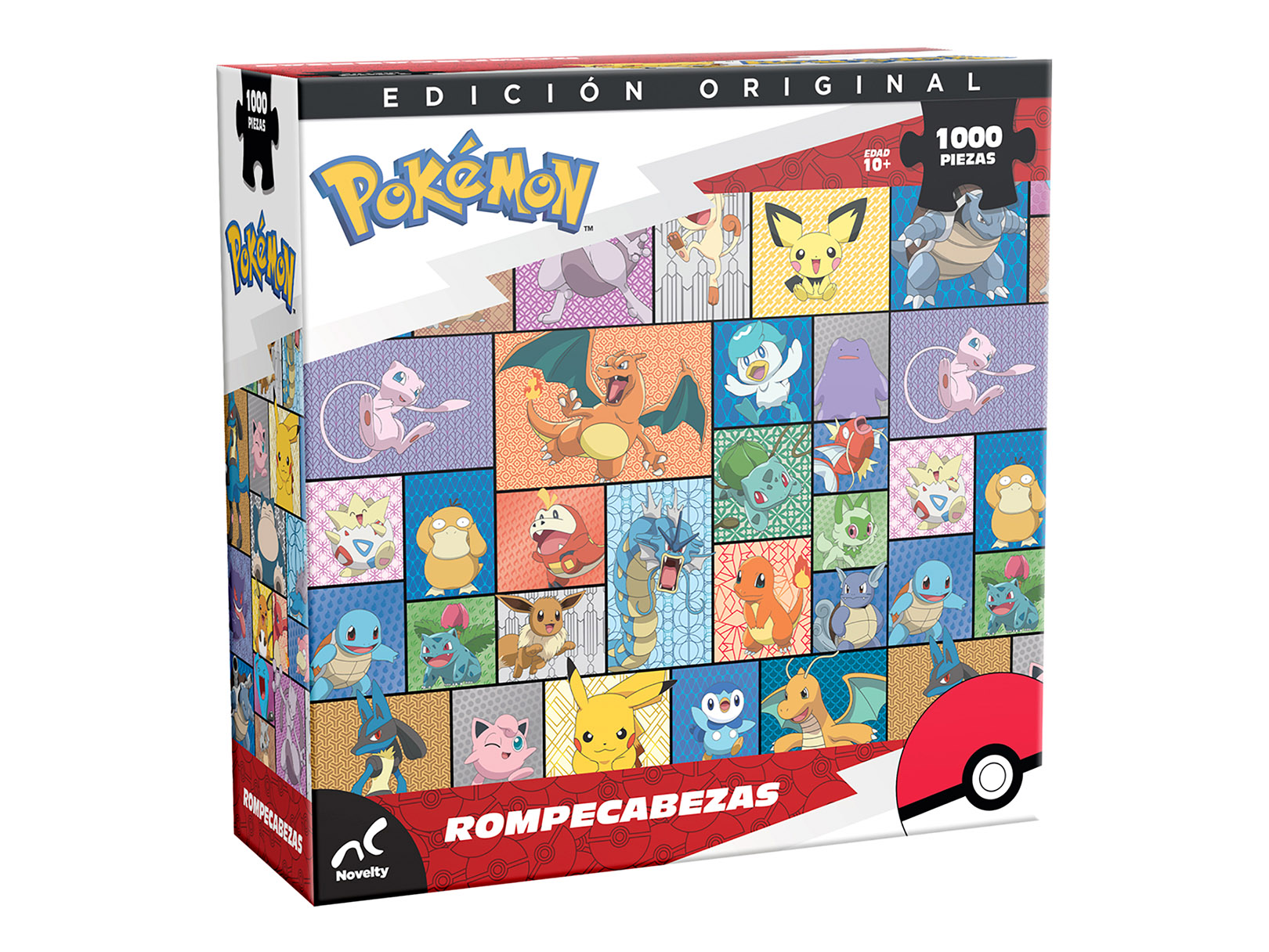 Rompecabezas Coleccionable Pokemon 1000 Piezas Caja De Carton