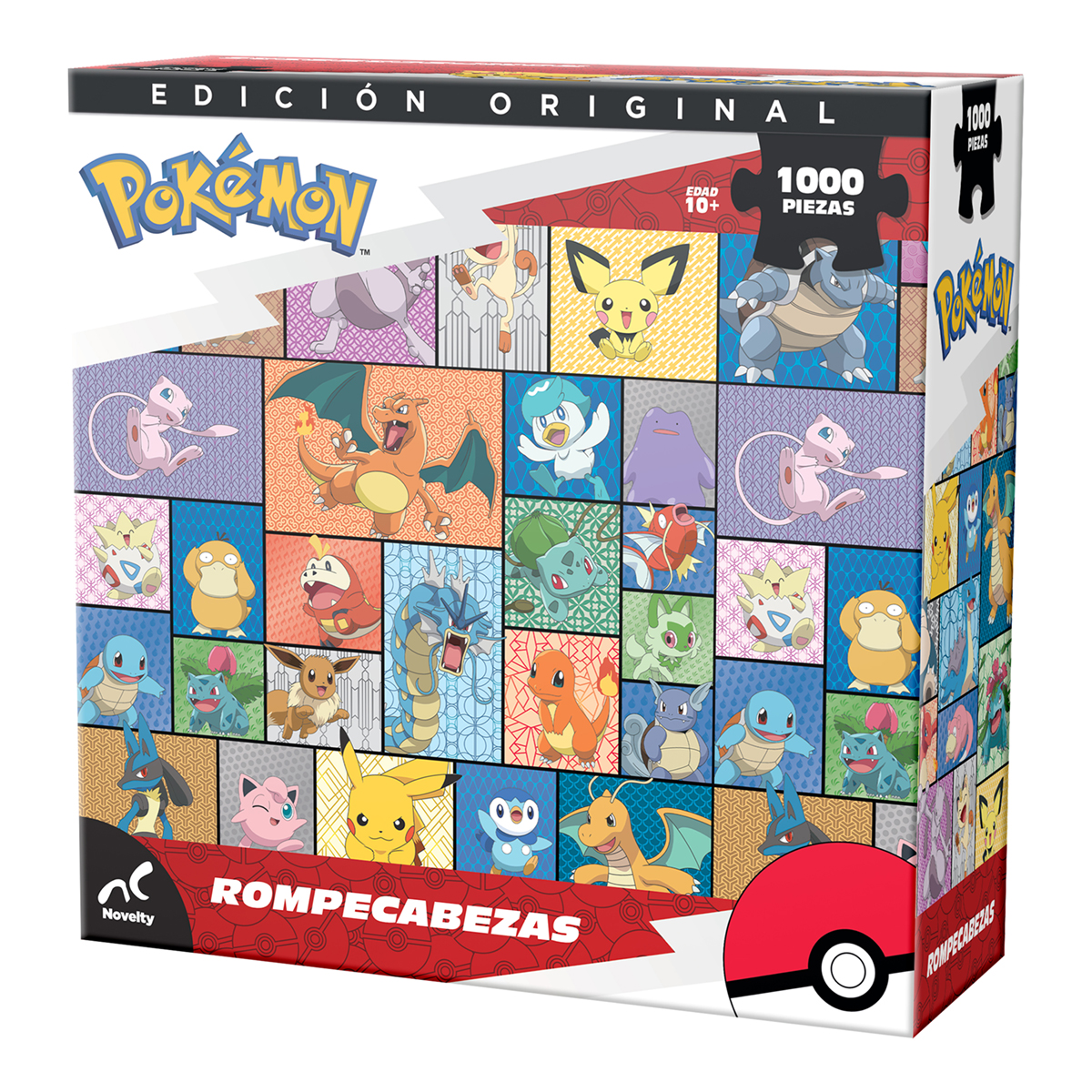 Foto 6 pulgar | Rompecabezas Coleccionable Pokemon 1000 Piezas Caja De Carton