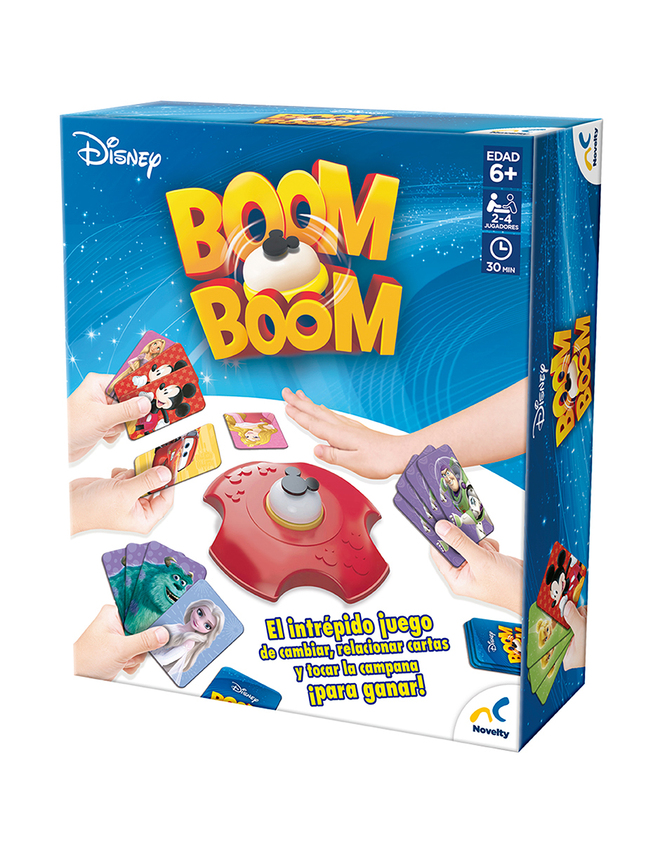 Foto 3 pulgar | Juego De Mesa En Familia Boom Boom Disney Caja De Cartón