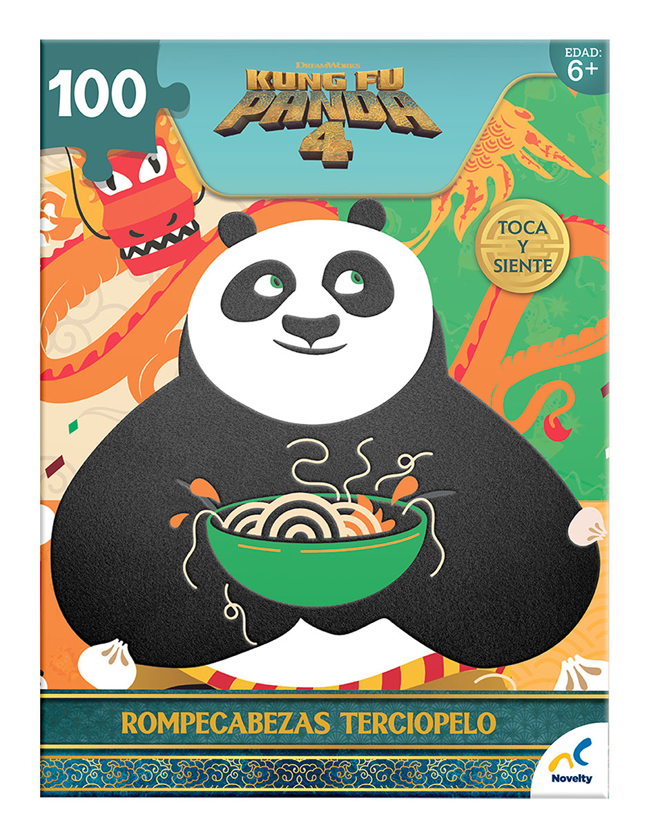 Foto 4 pulgar | Rompecabezas Especial Aterciopelado Kfu Panda 4, Caja Carton