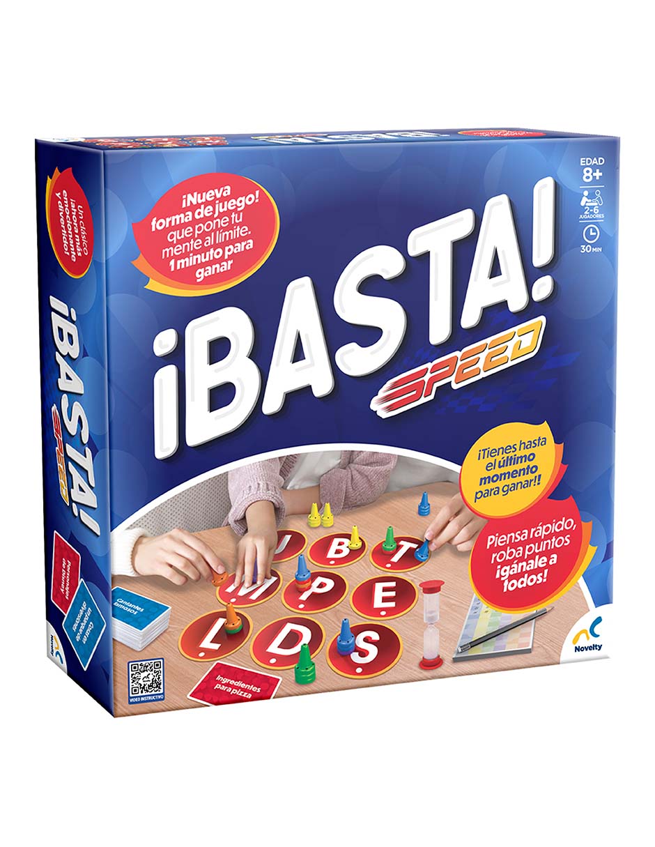 Juego De Mesa En Familia Basta Speed Caja De Carton