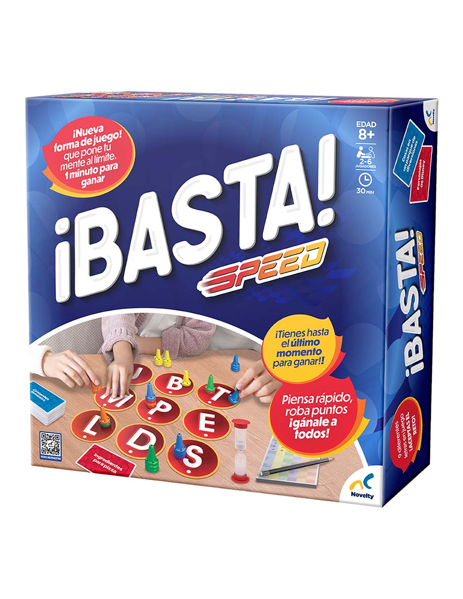 Foto 3 pulgar | Juego De Mesa En Familia Basta Speed Caja De Carton