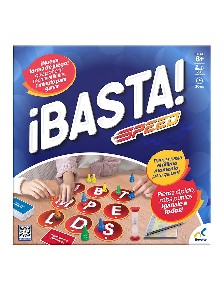 Foto 4 pulgar | Juego De Mesa En Familia Basta Speed Caja De Carton