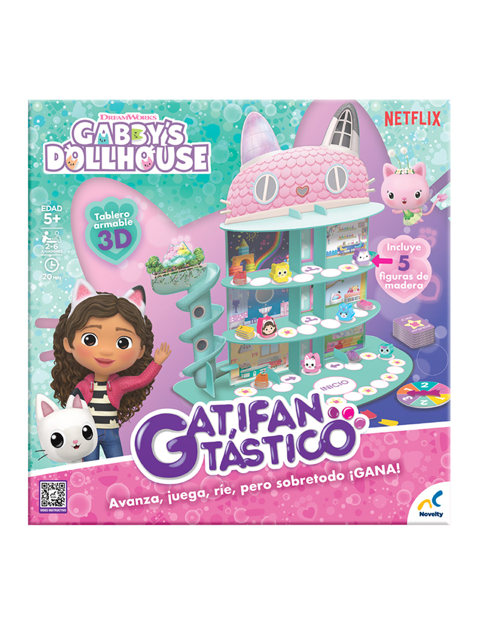 Foto 4 pulgar | Juego De Mesa Infantil Gatifantastico Gabbys Dollhouse Caja De Carton