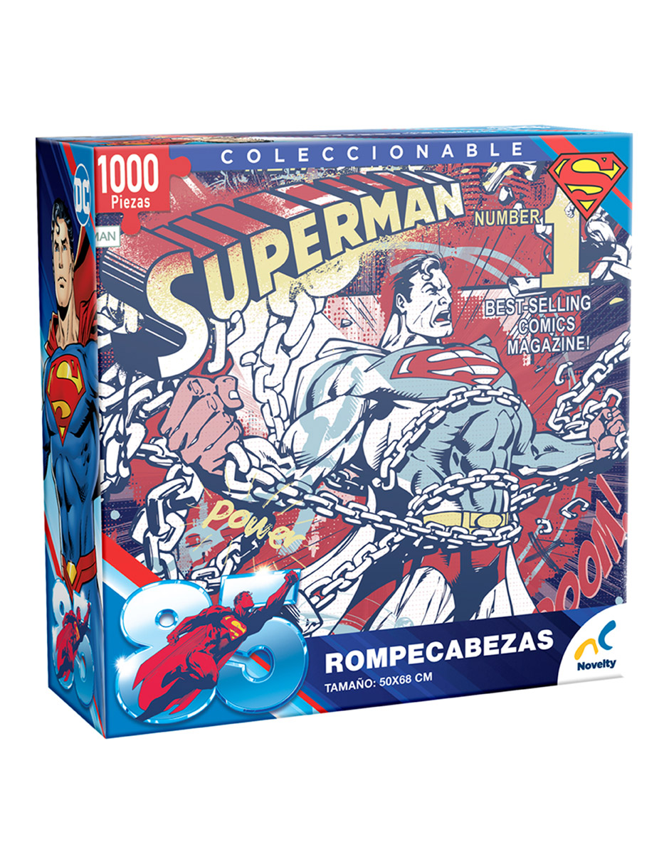 Foto 2 pulgar | Rompecabezas Coleccionable Superman 85 Aniversario 1000 Pzas Caja De Cartón